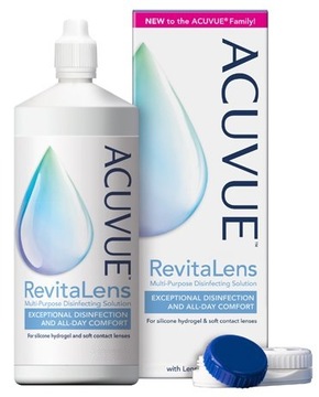 PŁYN DO SOCZEWEK ACUVUE REVITALENS 360 ml + POJEMNIK NA SOCZEWKI