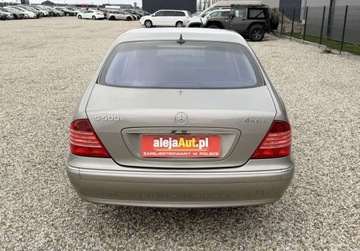 Mercedes Klasa S W220 Sedan 5.0 V8 (500) 306KM 2004 Mercedes-Benz Klasa S 4x4 S500 306 KM 2004r Bdb Stan Warszawa 5.0, zdjęcie 11