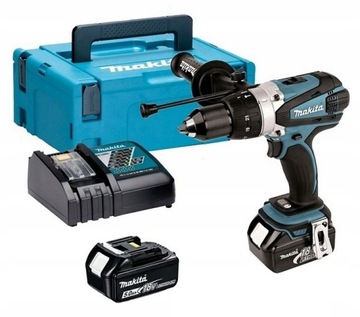 MAKITA WKRĘTARKA UDAROWA 18V DHP458RTJ 2x5.0Ah