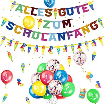 GIRLANDA ROZPOCZĘCIE ROKU POWRÓT DO SZKOŁY