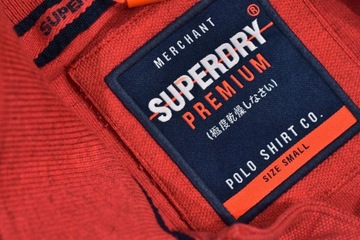 SuperDry Koszulka Polo Logowana Męska S/M