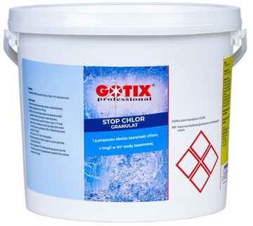 Antychlor Stopchlor do Basenu Tiosiarczan Neutralizuje Chlor w Basenie 5KG
