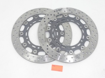 КОМПЛЕКТ ПЕРЕДНИХ ТОРМОЗНЫХ ДИСКОВ YAMAHA YZF 600 THUNDERCAT ОРИГИНАЛ