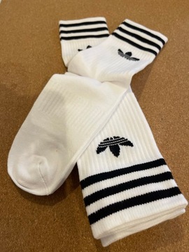 Skarpetki adidas MID CUT CREW SOCKS biały rozmiar 38-42 I wyżej