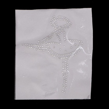 Нашивка «Утюг» на заплатках «Балеринка» с термопереносом