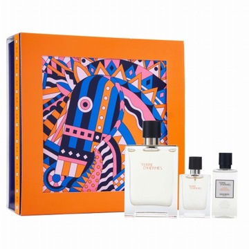 ZESTAW PREZENTOWY HERMES TERRE D'HERMES 100ML WODA TOALETOWA + 12,5ML+ 40ML