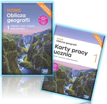 Pakiet Nowe Oblicza geografii KL 1 LO Podręcznik + KP Zakres Podstawowy
