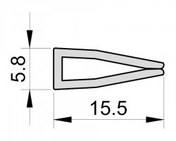 Vollays V для плаката с крючками, белый 1,2 м