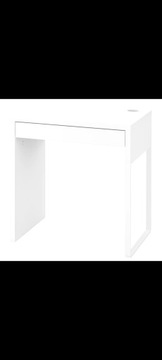 Biurko szkolne Ikea 73/50/75 cm biały
