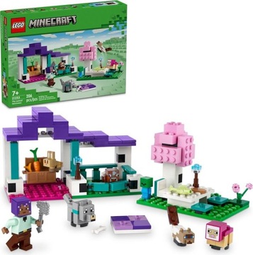 KLOCKI LEGO MINECRAFT 21253 REZERWAT ZWIERZĄT FIGURKI ZABAWKI DLA DZIECI