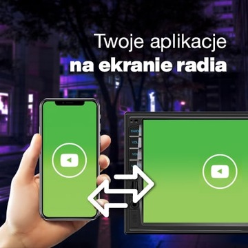 Vordon HT-800 Jersey Radio samochodowe 2DIN MP3 Mirrorlink Bluetooth LCD 7'