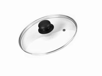 POKRYWKA SZKLANA UNIWERSALNA PRZYKRYWKA DO GARNKÓW PATELNI 22CM