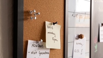 Магнитная доска для сухого стирания, пробка, мел COMBI 60х40