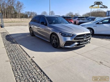 Mercedes Klasa C W206 Kombi 2.0 220d 200KM 2021 Mercedes-Benz Klasa C c220d 200KM AMG pakiet alcantara navi kamery 360 el., zdjęcie 3