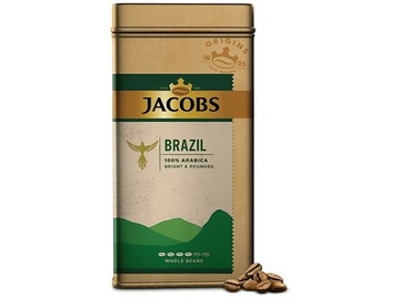 Jacobs Kawa ziarnista Origins Brazil 100% Arabica PUSZKA 1 kg
