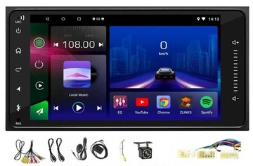 RADIO NAWIGACJA CARPLAY GPS TOYOTA RAV4 II COROLLA E12 YARIS AVENSIS 2/64GB