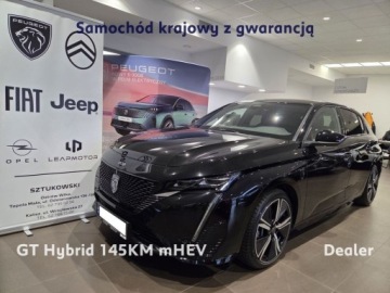 Peugeot 2025 Peugeot 308 1.2 mHEV GT 145 KM e-DCS6 Dealer Gwarancja Vat23 1.2 Hybryda
