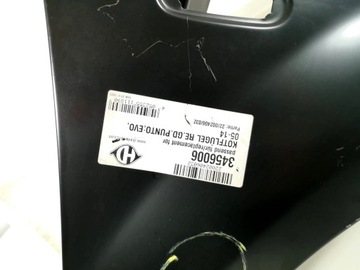 КРЫЛО ПЕРЕДНЕЕ ПРАВОЕ FIAT GRANDE PUNTO EVO 51701735