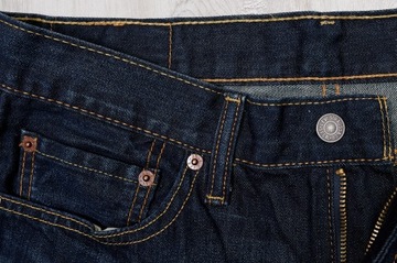 LEVIS 511 JEANS spodnie męskie granatowe PREMIUM 30/32 pas 80