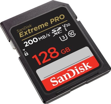 Карта памяти SANDISK Extreme PRO SDXC 128 ГБ
