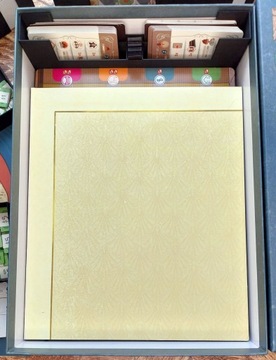 Красочный вкладыш Carnegie, органайзер для коробки.