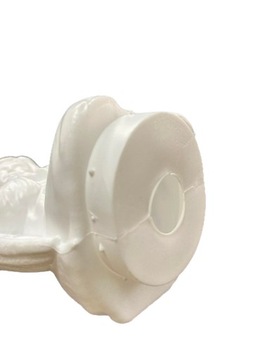 БЕЛЫЙ ПЛАСТИКОВЫЙ АНГЕЛ, УКРАШЕНИЕ ДЛЯ КРИ, ОРНАМЕНТ