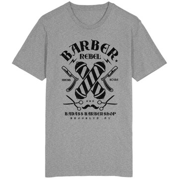 Rebel Barber Koszulka Dla Barbera Fryzjera
