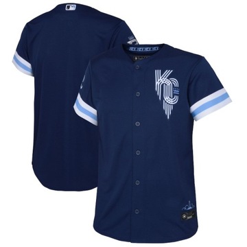 Granatowa replika koszulki Kansas City Royals City Connect, 3XL
