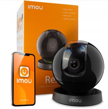 KAMERA 4MP QHD IP Niania do domu IMOU REX NA KARTĘ SD DETEKCJA RUCHU