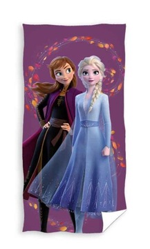 Ręcznik kąpielowy KRAINA LODU ELSA ANNA 70cm x 140cm