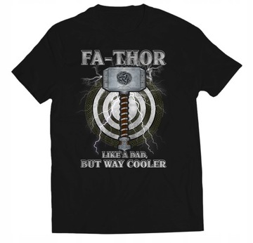 KOSZULKA NA DZIEŃ OJCA TSHIRT DLA TATY FA THOR 5XL