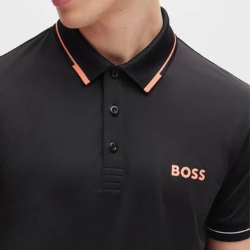 HUGO BOSS męska koszulka polo BLACK PRO 2024 NOWOŚĆ roz.M