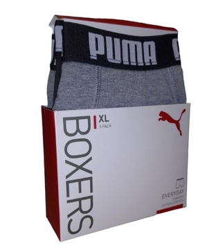 Bokserki męskie majtki PUMA basic BAWEŁNA 3PAK L