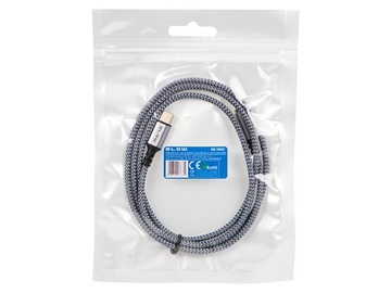 KABEL USB-C MINI JACK 3,5MM TYP C AUX WTYK PRZEWÓD AUDIO 100CM 1M NYLON
