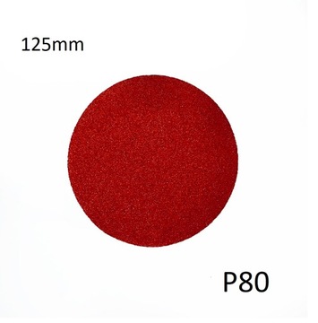 KRĄŻEK ŚCIERNY RZEP NASYP CERAMICZNY 125mm P80