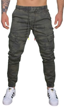 MĘSKIE BOJÓWKI SPODNIE ELASTYCZNE JOGGERY