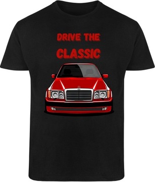 T-SHIRT MĘSKI DLA FANA MERCEDESA W124 W190 NADRUK KOSZULKA R-XS A133