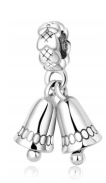 Charms Święta Zawieszka Mikołaj Charms Choinka 925