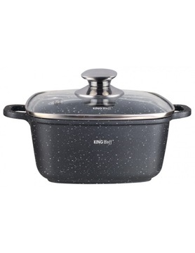 GARNEK MARMURKOWY KWADRATOWY Brytfanna 5,5L 26cm