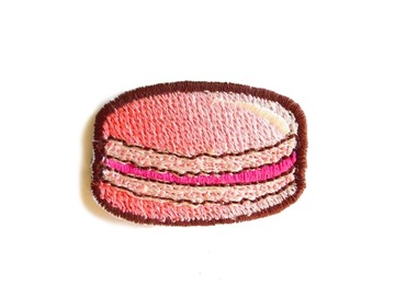 Haftowana Naszywka łatka na ubranie Macaron Hafna