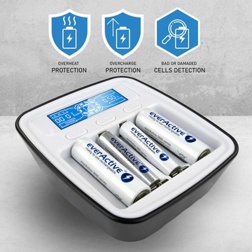 ЗАРЯДНОЕ УСТРОЙСТВО EVERACTIVE NC-1000M ВТОРОЕ ИЗДАНИЕ USB-C