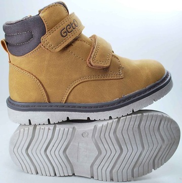 CAMEL CHŁOPIĘCE buty OCIEPLANE TRZEWIKI TRAPERY rzepy suwak r 35