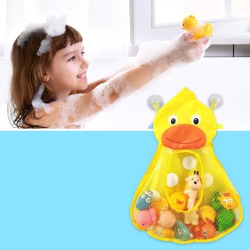 ОРГАНИЗАТОР СЕТОЧНАЯ СУМКА ДЛЯ ВАННЫ ИГРУШЕЧНАЯ СУМКА ДЛЯ ВАННЫ DUCK DUCK