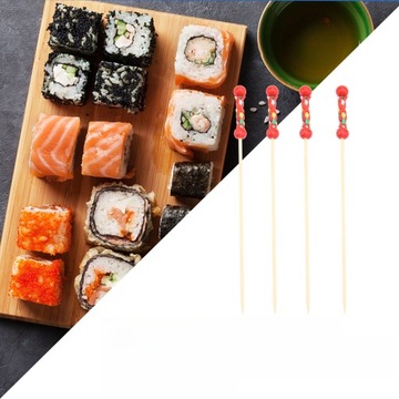 ДЕКОРАТИВНЫЕ ШАМПУНКИ ДЛЯ КОКТЕЙЛЕЙ 100 шт. ФРУКТОВЫЕ ПАЛОЧКИ.