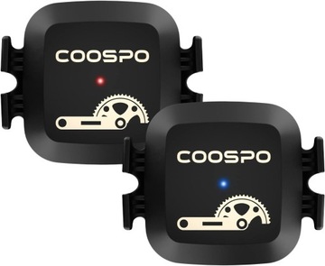 2x COOSPO Czujnik Prędkości i Kadencji do roweru Bluetooth ANT+ Zwift Wahoo