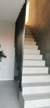 Балюстрада арфа внутренние балясины сталь SB-11/8 боковое крепление 25x25 мм 3.8mb