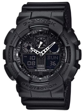 ZEGAREK MĘSKI CASIO G-SHOCK GA-100-1A1ER (zd135a) + GRAWER