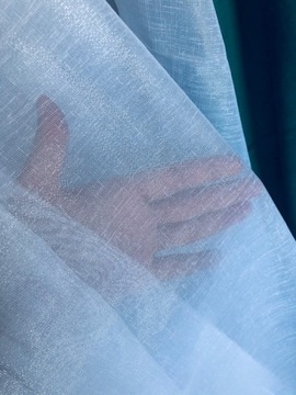 Батистовая штора LINEN FROST WHITE 260 x 500 FROG TUNNEL