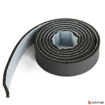 Прокладка 3мм Прокладка Лента Самоклеющаяся Резиновая Изоляция 3мм х 2см х 1м