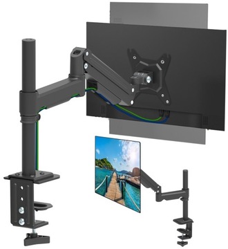 Настольный держатель монитора, регулируемый газовый поворотный механизм 10–32 дюйма